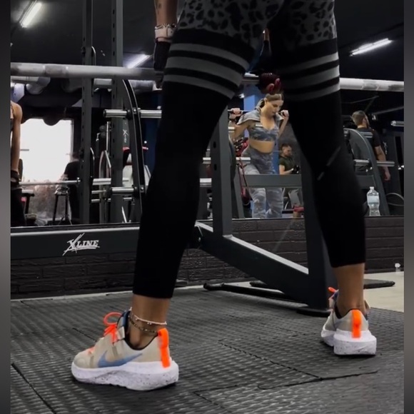 New Nike Crater Impact / Women's Cream/Blue Running Shoes Size US 7 - Picture 3 of 10